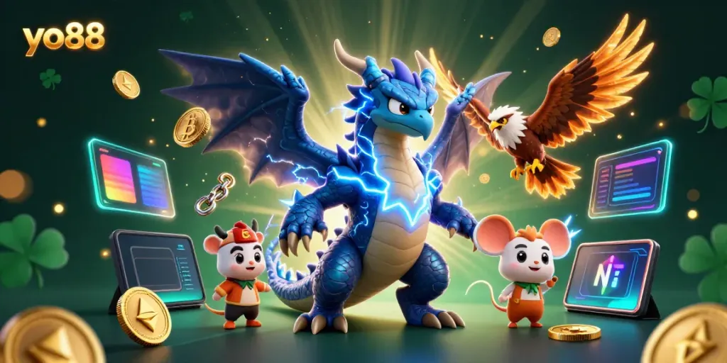 Experience thrilling gameplay at yo88 with vibrant characters and dynamic gaming elements.