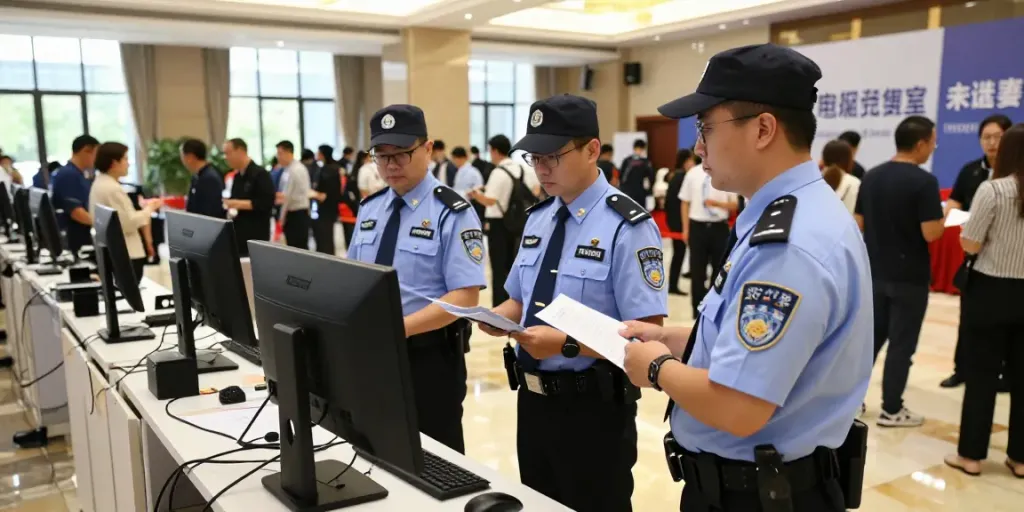 Trusted Security Company professionals ensuring safety at a corporate event.