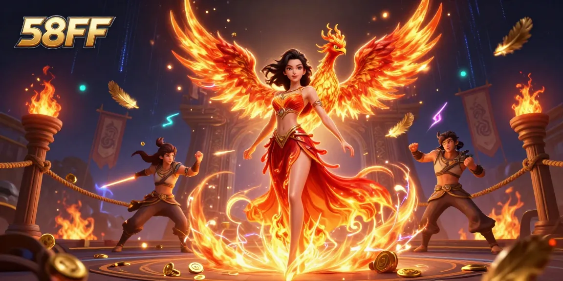 Join the thrilling world of 58FF where you spin to win, surrounded by magical elements.