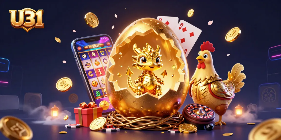 U31 provides dynamic gaming experiences with crystalized gold elements and vibrant slot games.