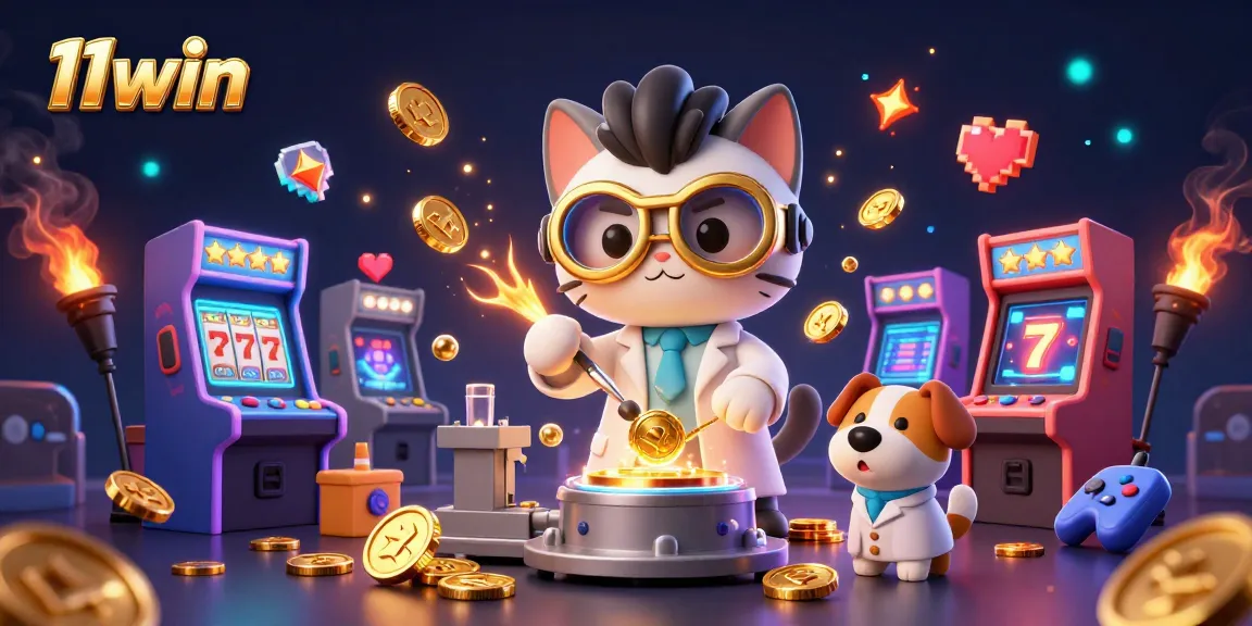 11win brings thrilling slots action to life with vibrant animations and a lively casino atmosphere.